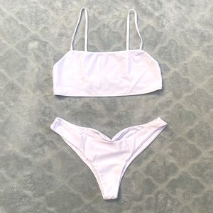Bikini Swimsuit Two Piece White